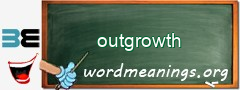 WordMeaning blackboard for outgrowth